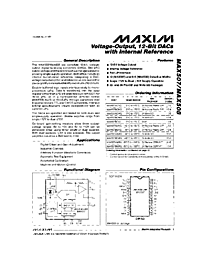 DataSheet MAX508A pdf